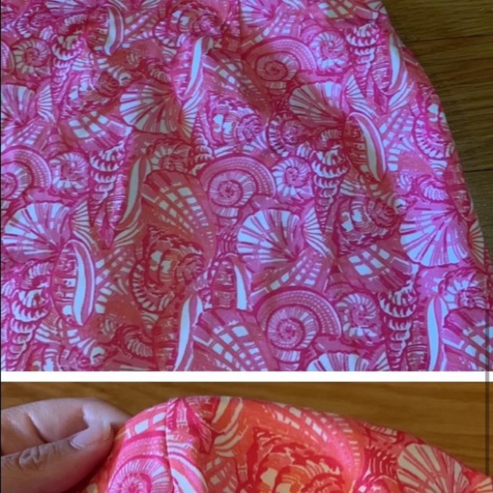 Vineyard Vines structured pink shell dress with ribbing - Picture 8 of 13